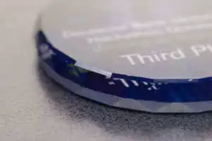 Colour Printed Glass Medal