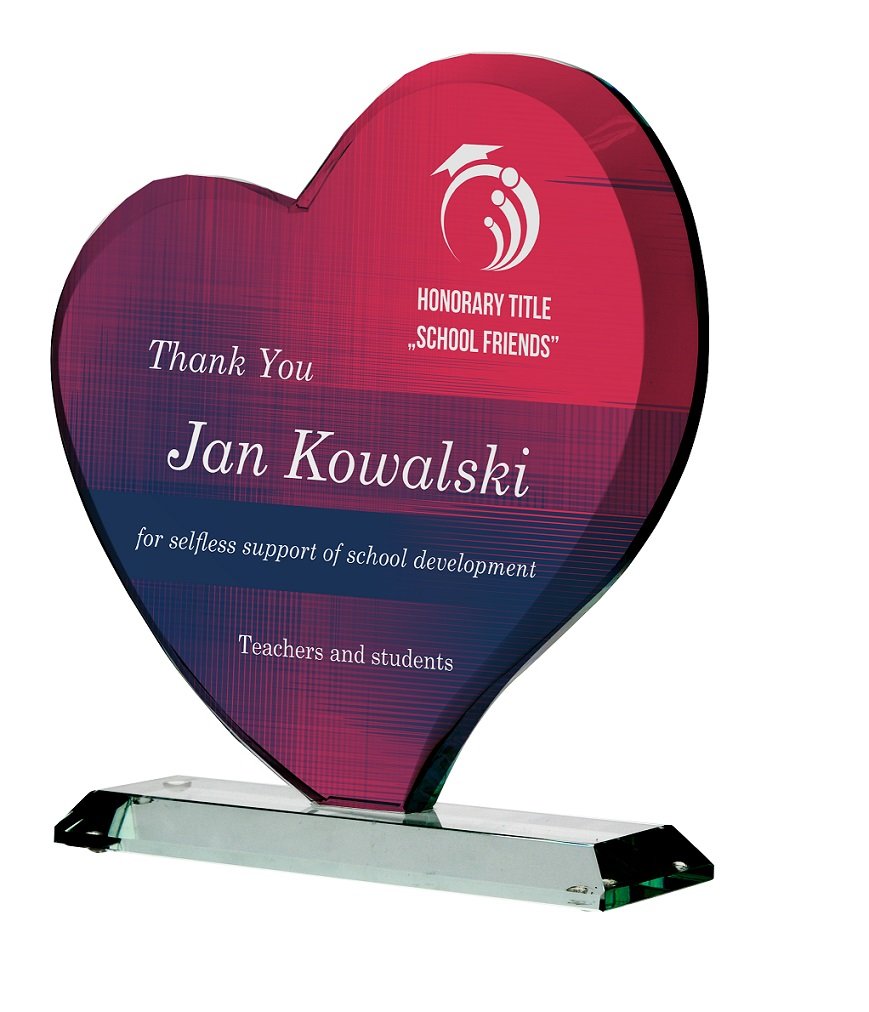 Jade Glass Heart Award