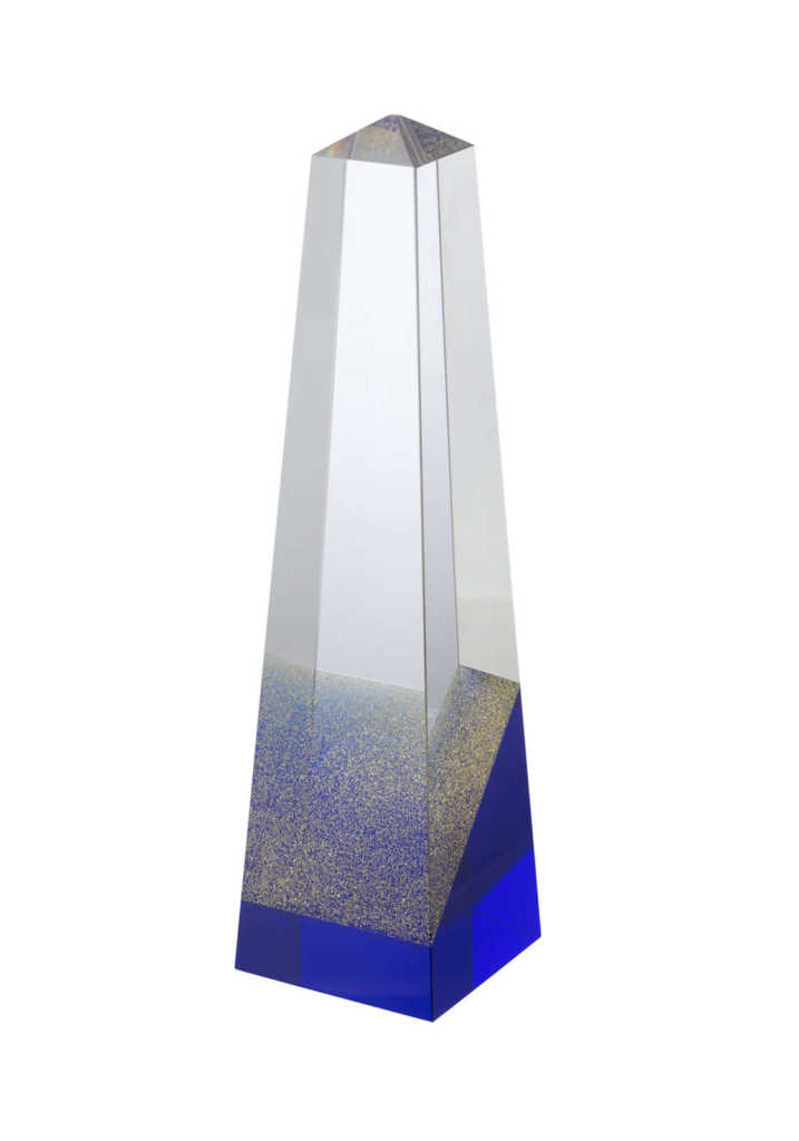 Glitter Obelisk Crystal Award
