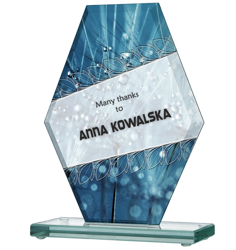 Jade Glass Hexagon Award