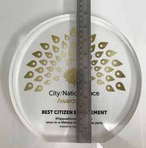 Acrylic Circle Award
