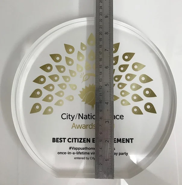 Acrylic Circle Award