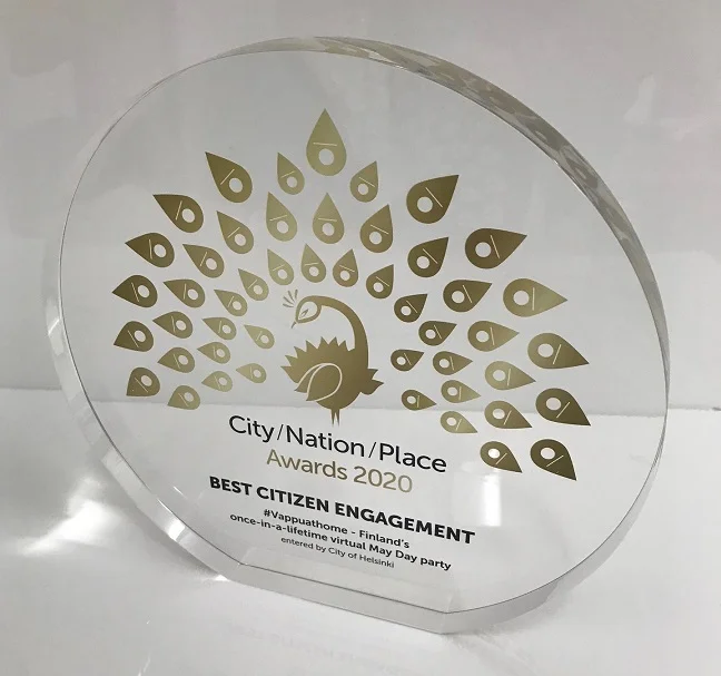 Acrylic Circle Award