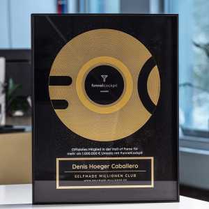Gold disc award