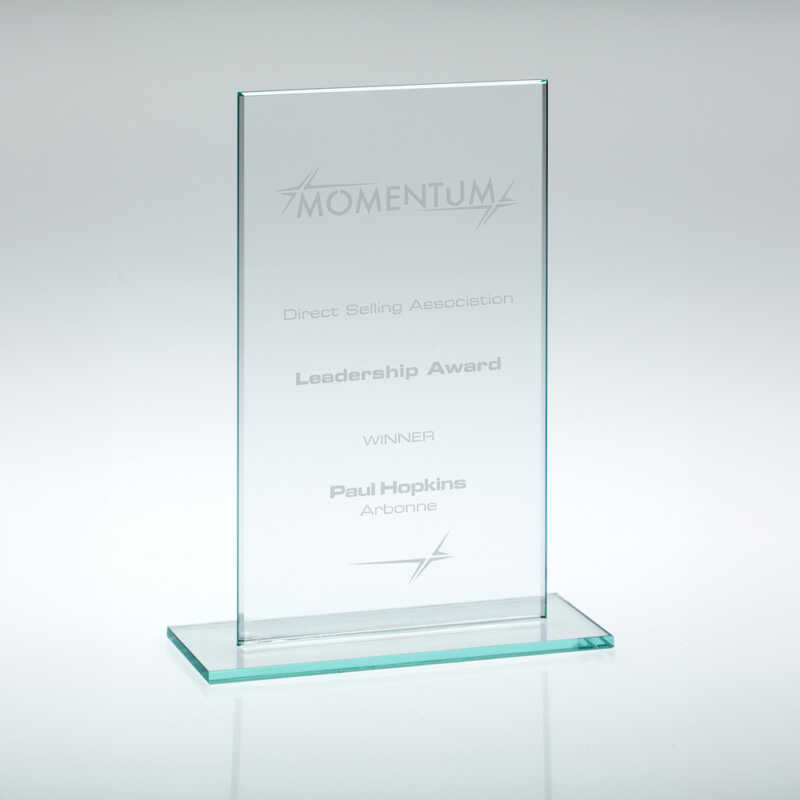 JADE GLASS NARROW PLAQUE | EC Awards