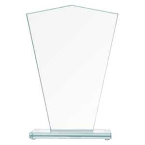 Jade Glass Pointed Panel Award